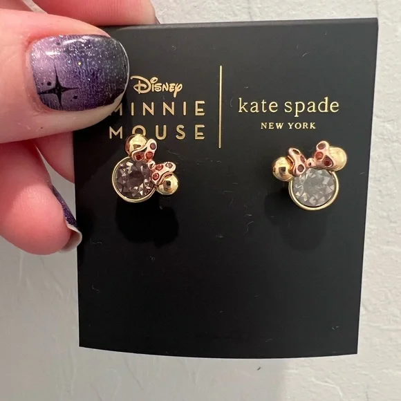 KATE SPADE • New York × Disney Minnie
Mouse Stone Earrings - Picture 3 of 4